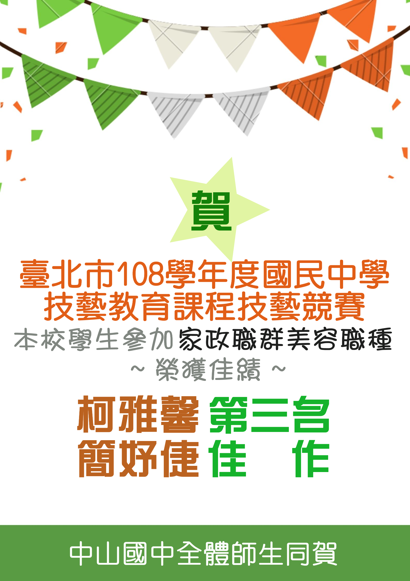 技藝競賽得獎